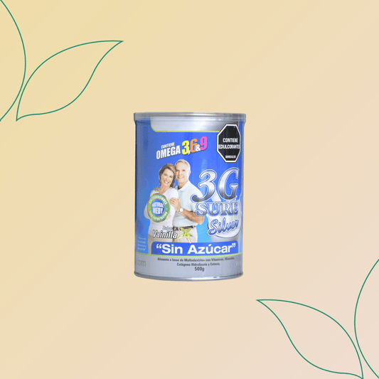 3G Sure Silver Endulzado con Stevia 700g