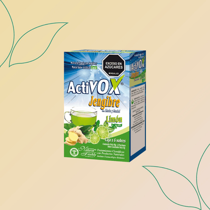 ActiVOX Jengibre con Limón y Mentol