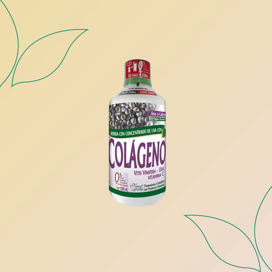 Bebida funcional concentrada colágeno y resveratrol