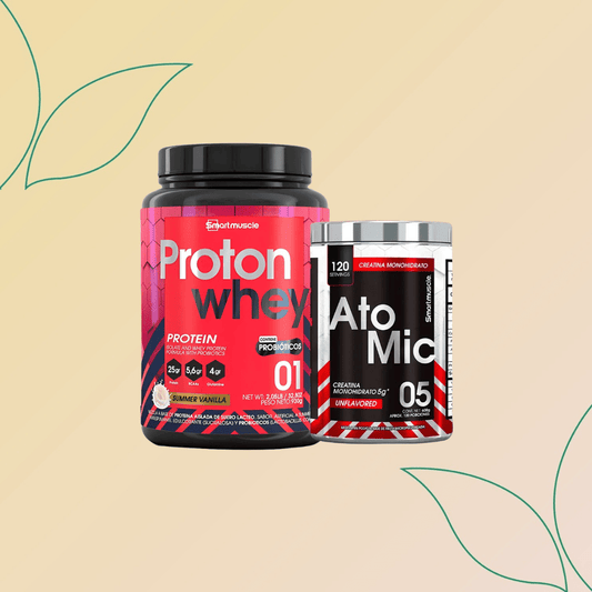Combo SM Proton Whey 2Lb + Atomic Creatina 600g