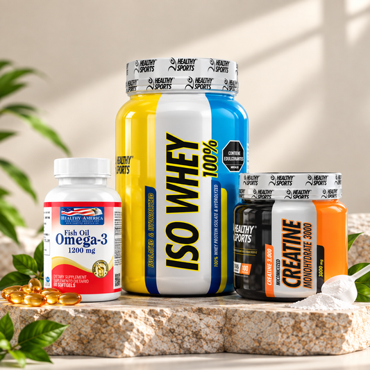 Combo bienestar (Isowhey + Creatine + Omega 3)