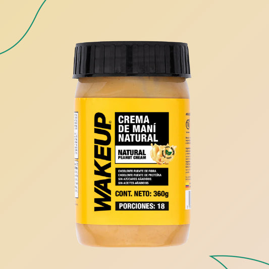 Crema de maní WakeUp