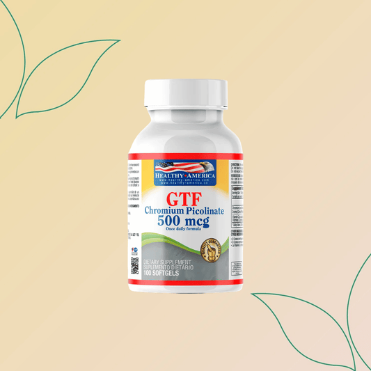 GTF Chromium Picolinate 500 mcg (Glucose Tolerance Factor)