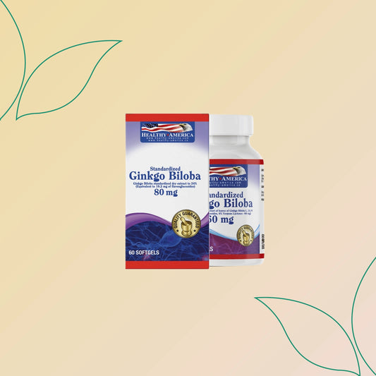 Gingko Biloba 80Mg x 60 Softgels (Standardized To 24% Flavonglycosides, 6%Terpene Lactones)