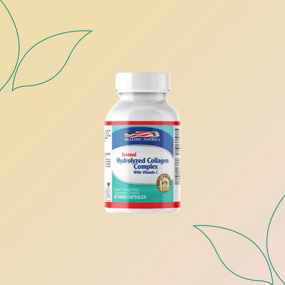 Hydrolyzed Collagen 1500Mg Plus Vitamin C 60 Capsules