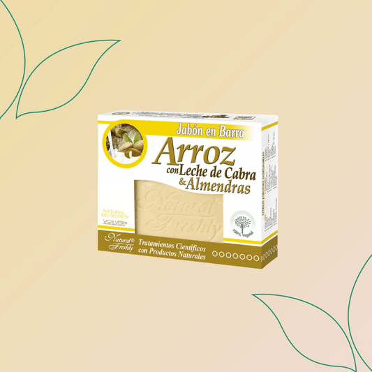 Jabón en Barra Arroz con Leche de Cabra & Almendras 90g