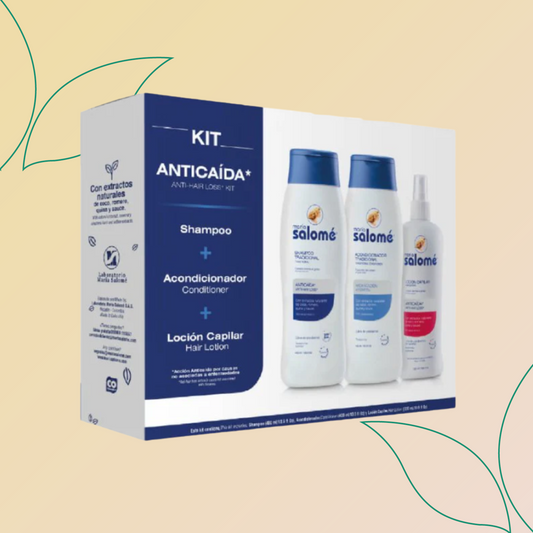 Kit Anti Caída Shampoo + Acondicionador + Loción Capilar