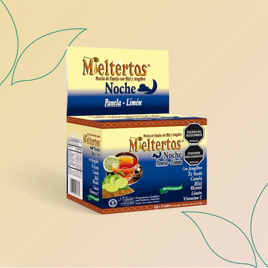 Mieltertos Gripa Noche Panela-Limon Caja X 24 Sob