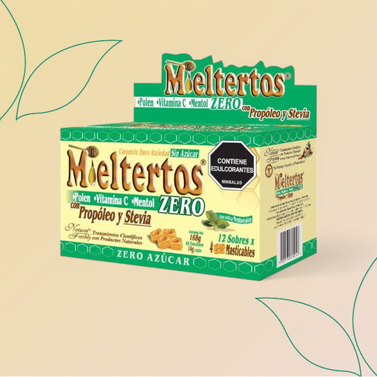 Mieltertos Zero Pastillas Masticables X 12 Sob