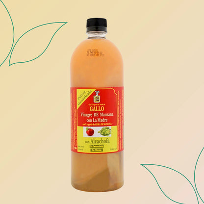 Vinagre De Manzana Con La Madre Con Alcachofa Casa Vinagrera Ma. Josefa De Gallo