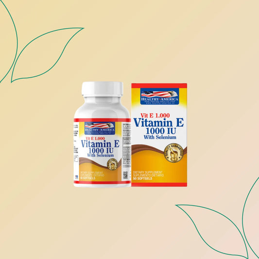 Vitamina E 1000Iu + Zinc healthy america