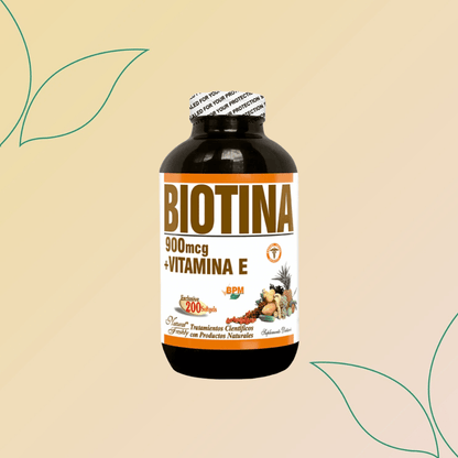 Biotina 900 mcg + Vitamina E