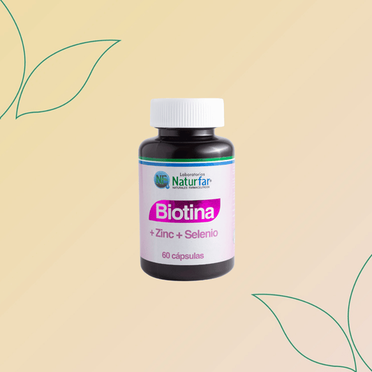 Biotina + Zinc + Selenio 60 Cápsulas
