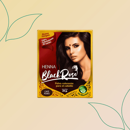Henna Tintura Natural para Cabello Black Rose - (30 g)