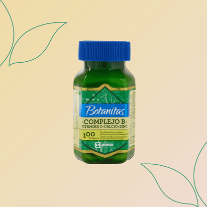 Complejo B Advanced con Vitamina C, Calcio y Zinc