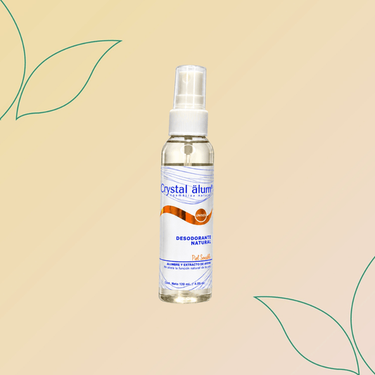 Desodorante Natural Unisex Crystal Alum - (120 ml)