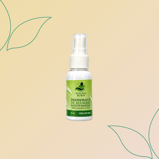 Desodorante Natural Manos y Pies Crystal Alum - (35 ml)