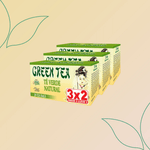 Green Tea Té Verde Natural Oferta 3x2 (20 Bolsitas x 3 Cajas)