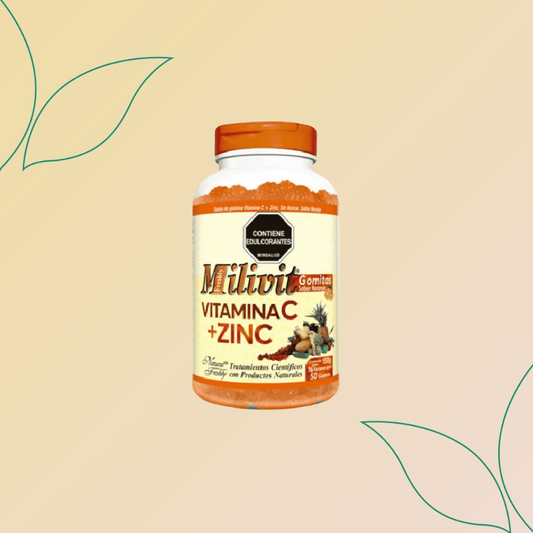 Milivit Vitamina C + Zinc Sin Azúcar