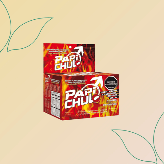 Papi Chulo Energizante Maca + Borojó + Chontaduro + L-Arginina