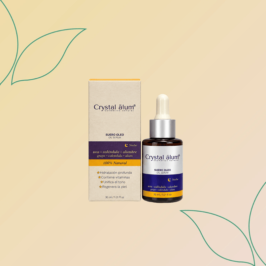 Serum Facial Óleo Nutritivo Crystal Alum - (30 ml)