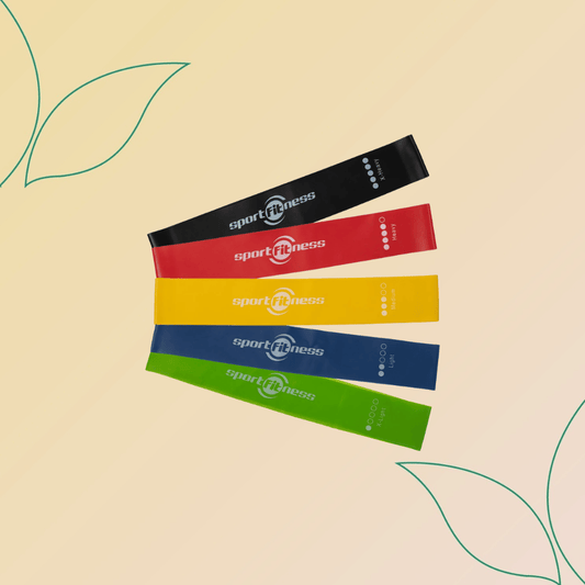 Set de Bandas Elásticas Látex Mini Loops Sportfitness - (Set x 5)