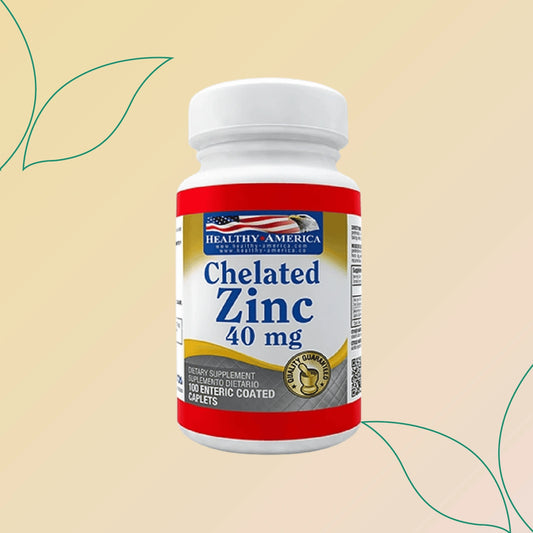 Chelated Zinc 40 Mg (As Zinc Gluconate 278Mg)
